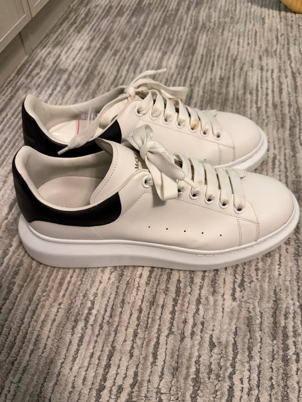 Alexander McQueen Men's Platform Leather Sneakers 43.5